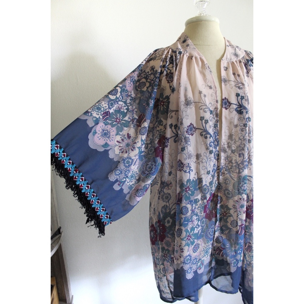 Umgee Gypsy Bohemian Boho Open Front Aztec Beadin… - image 2